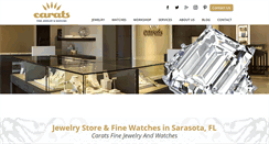 Desktop Screenshot of caratsfinejewelryandwatches.com