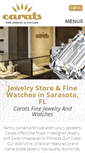 Mobile Screenshot of caratsfinejewelryandwatches.com